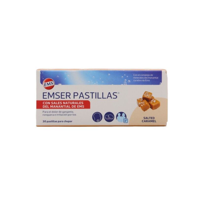 Emser Pastillas para Chupar Sabor Caramelo Salado 30u
