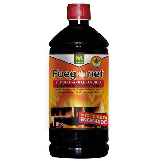 Encendedor líquido MASSÓ Fuegonet. Líquido Encendido. 1 L.