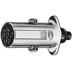 Enchufe 7 Polos Plástico Negro 24V 15Amp. 8JA 003 831-001 HELLA