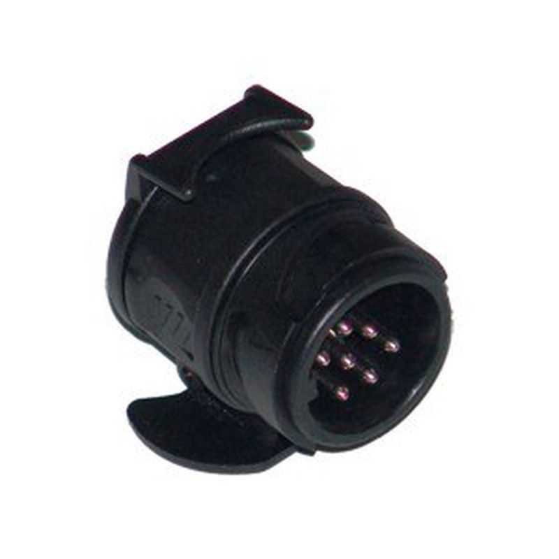 Enchufe convertidor remolque de 7 conectores a 13