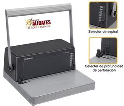 Encuadernadora de espiral metálico metal 100