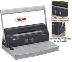 Encuadernadora de espiral metálico metal 50r