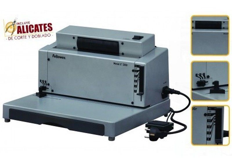Encuadernadora eléctrica metal e200r