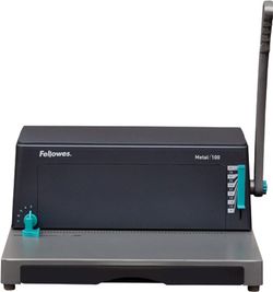 Encuadernadora espiral metálica FELLOWES METAL 100
