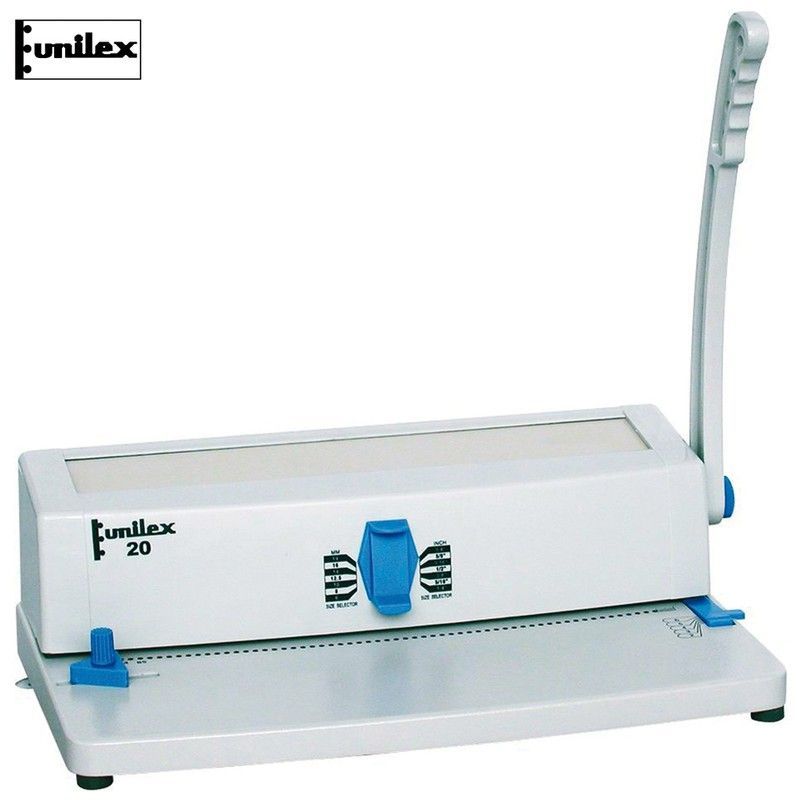 Encuadernadora para espiral metálico 5:1 UNILEX-20