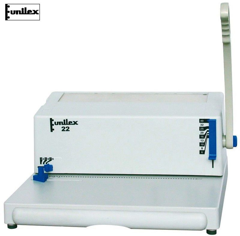 Encuadernadora para espiral metálico 5:1 UNILEX-22