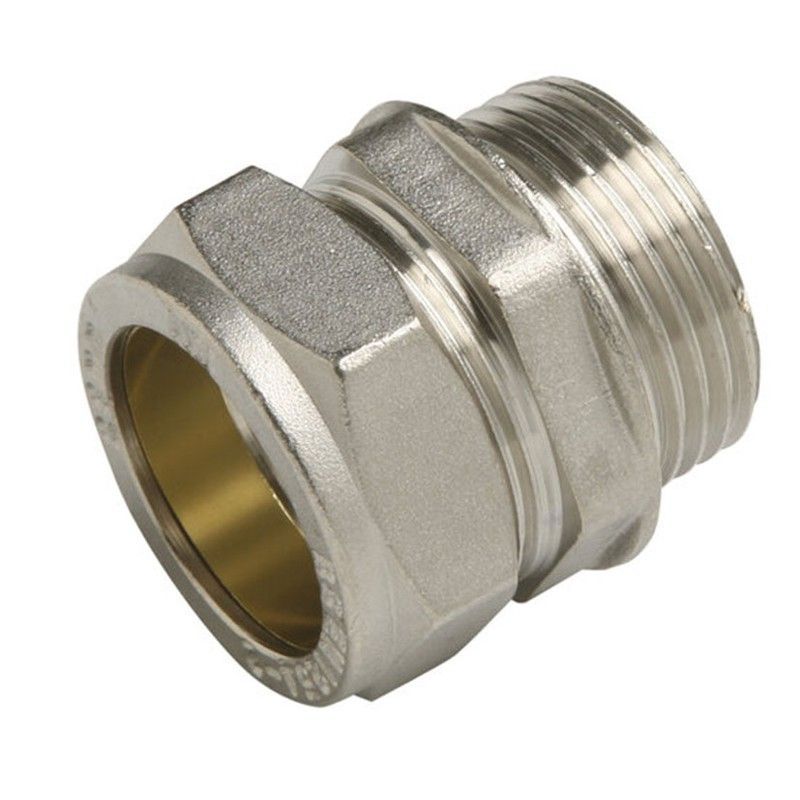 Enlace Macho Lat´┐ŻN Niquelado  15x1/2"