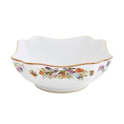 Ensaladera de porcelana en multicolor, 23,1 x 23,1 x 9,4 cm | Paço Real