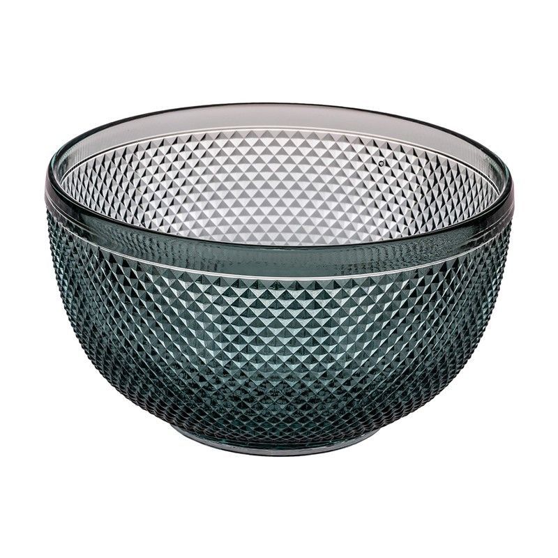 Ensaladera de vidrio en verde menta, Ø 22 x 12,5 cm | Bicos