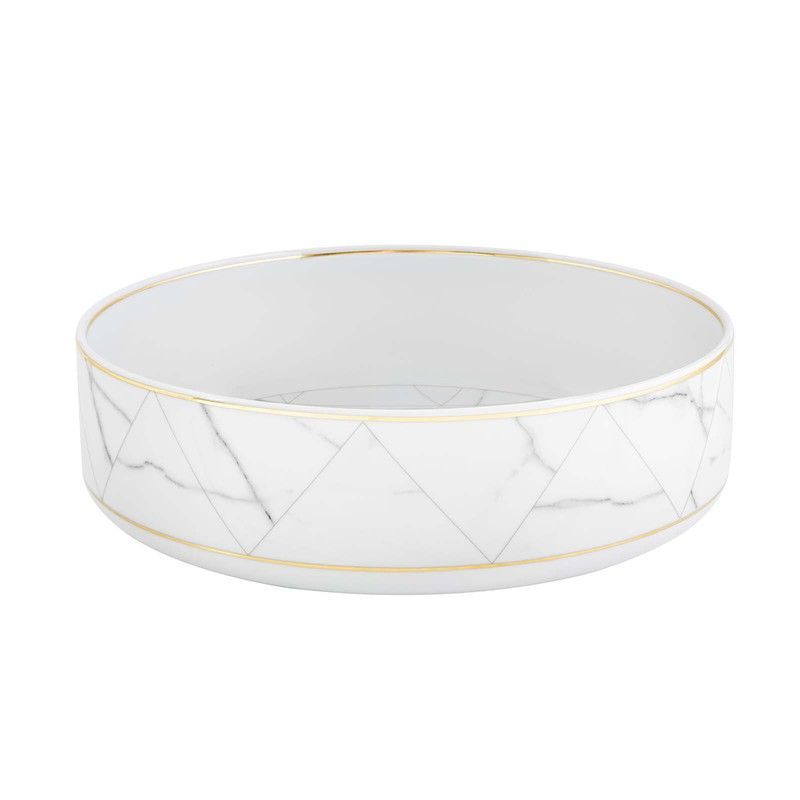 Ensaladera porcelana Carrara, Ø28,5x8,6 cm