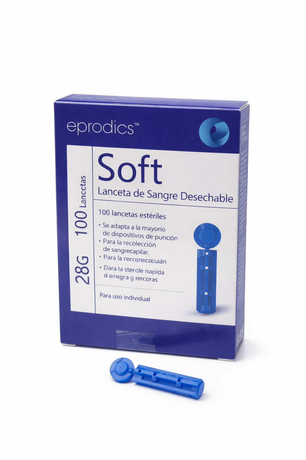 Eprodics Lancetas 28G 100 Lancetas (UNIVERSAL)