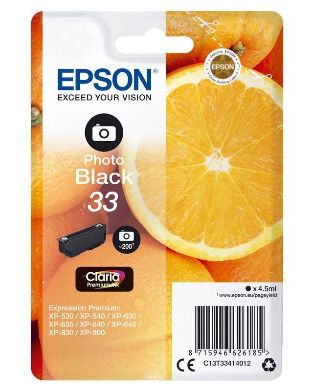 EPSON C13T33414012 Negro