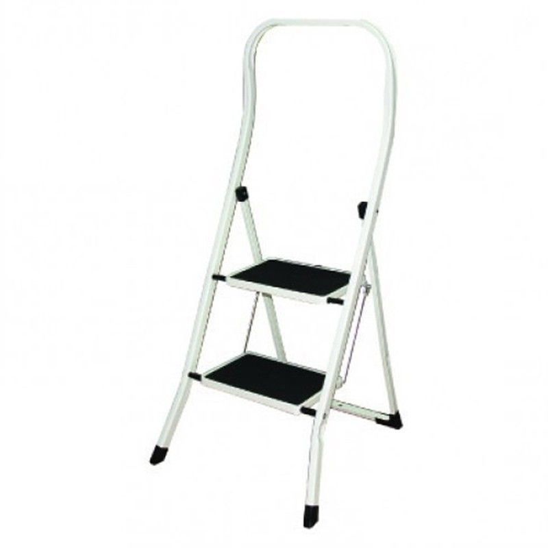 Escalera con barandilla alta de 3 peldaños eurogold