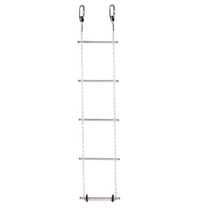 ESCALERA, enrollable de cuerda de 11 m y 37 peldaños