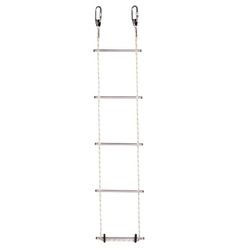 ESCALERA, enrollable de cuerda de 11 m y 37 peldaños