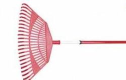 Escoba jardín de polipropileno con mango