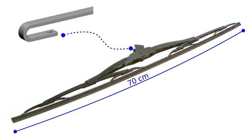 Escobilla limpia parabrisas Camión N70 Bosch Twin