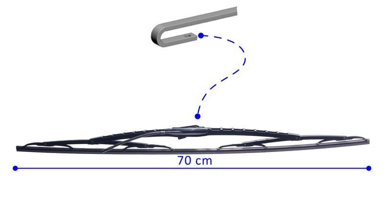 Escobilla limpia parabrisas Camión N75 Bosch Twin