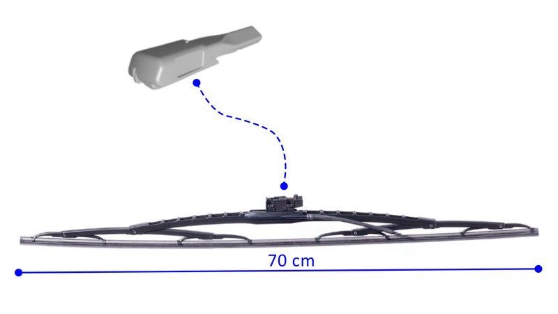 Escobilla limpia parabrisas Camión N77 Bosch Twin