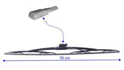 Escobilla limpia parabrisas Camión N77 Bosch Twin