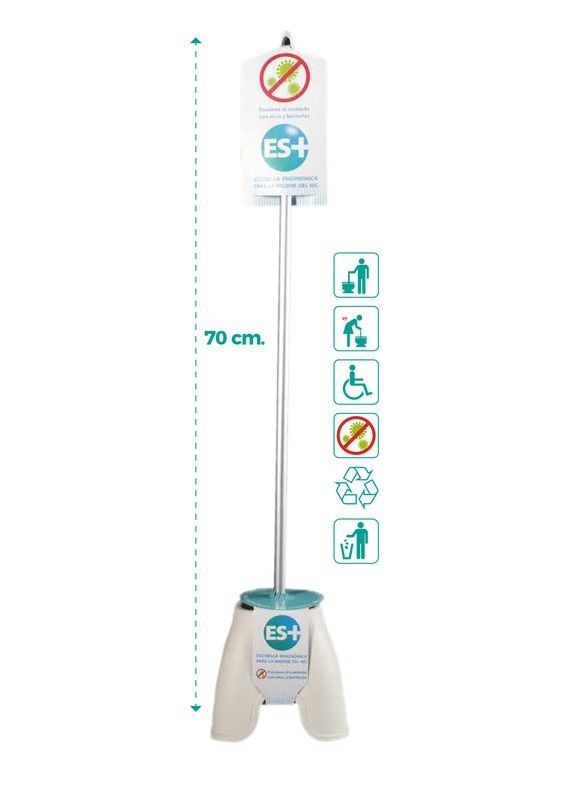 Escobilla WC Ergonómica 70cm