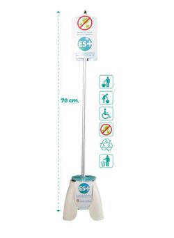 Escobilla WC Ergonómica 70cm