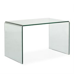 Escritorio de Cristal Transparente, 120x70x75cm