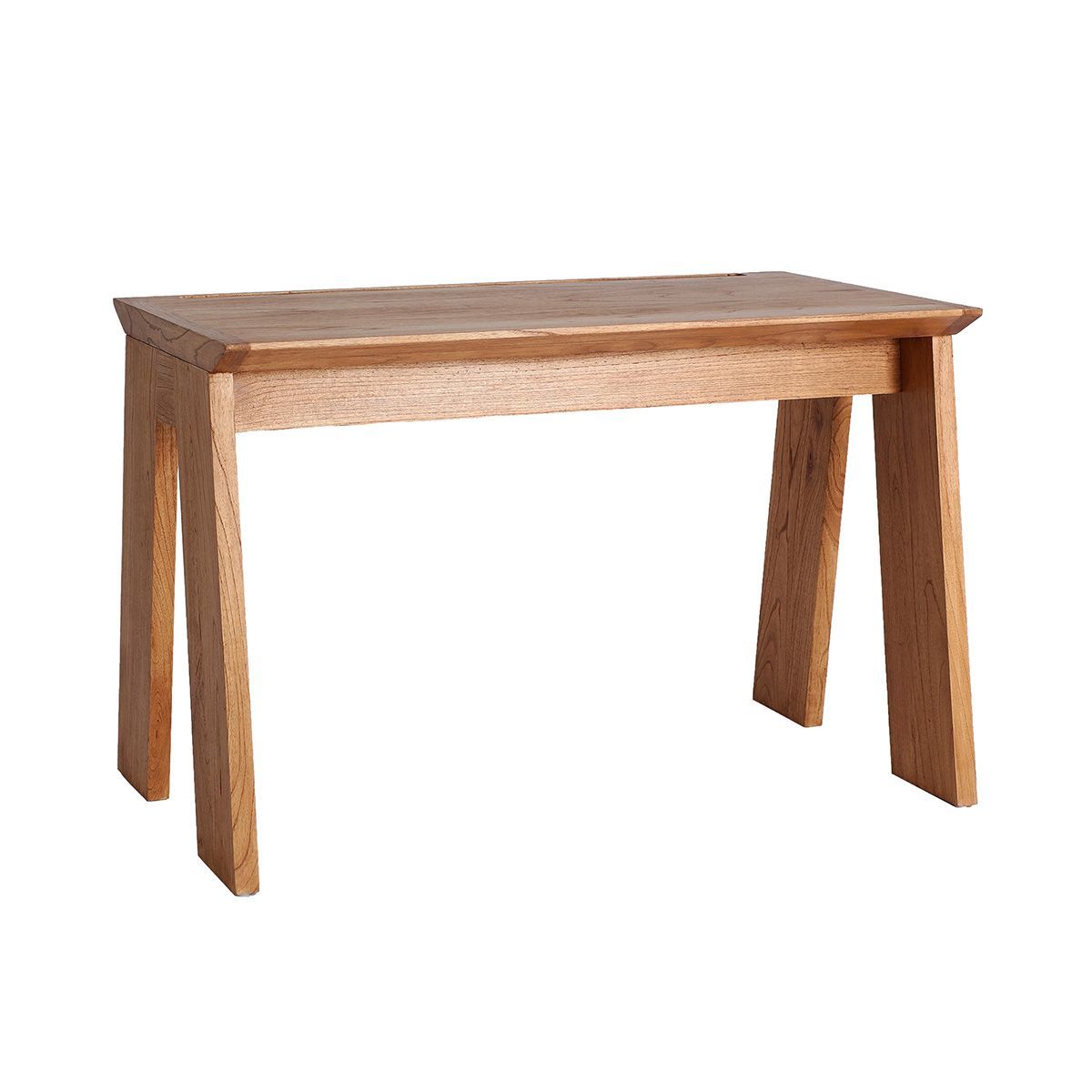 Escritorio de madera de mindi en marrón, 120 x 65 x 77 cm | Mito