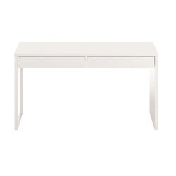 Escritorio reversible en blanco, 138 x 50 x 75 cm