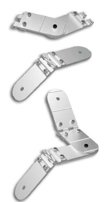 Escuadra Baranda Regulable 45 mm.