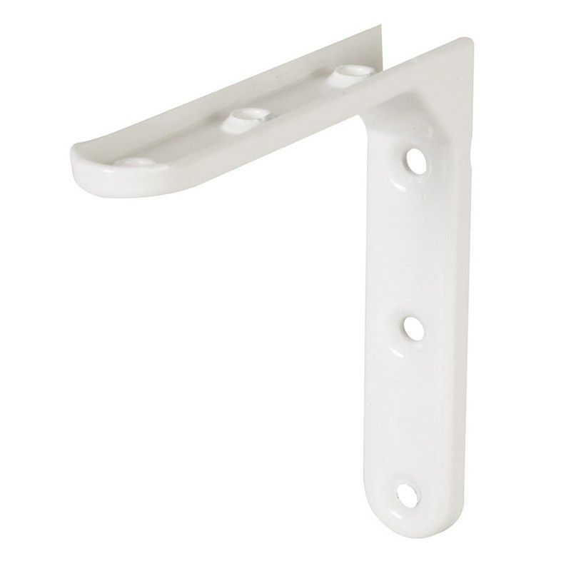 Escuadra metálica Junior Escuadra Estampada. 100X100 Mm. Blanco.