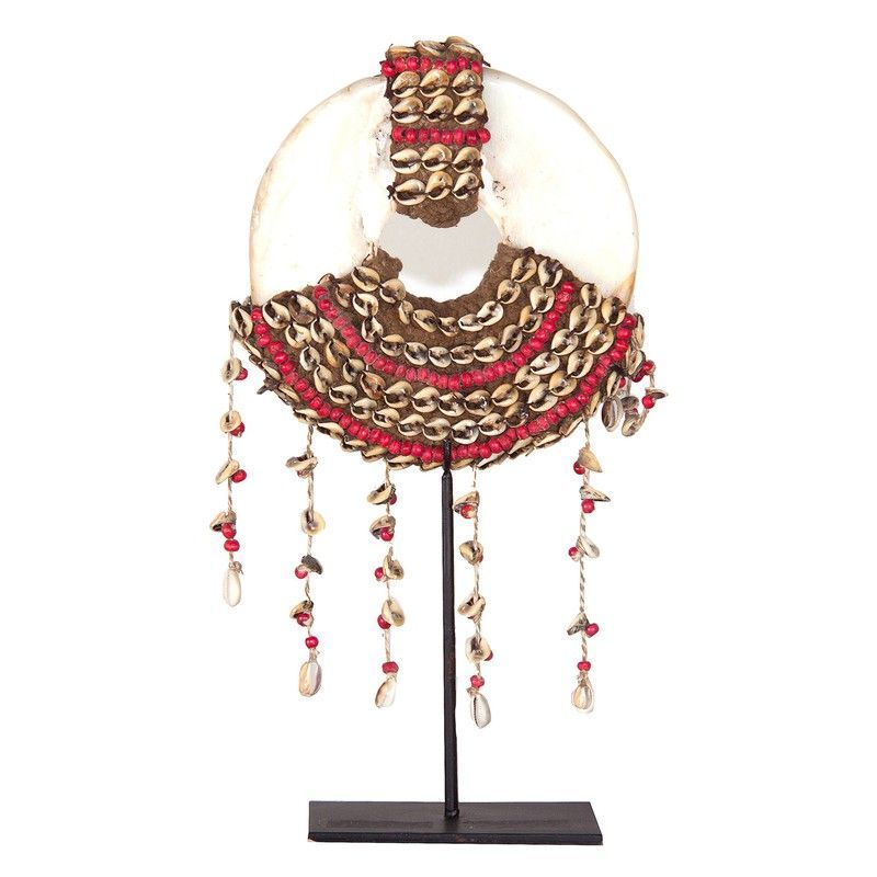 Escultura Collar de Piedra, 16x7x36cm