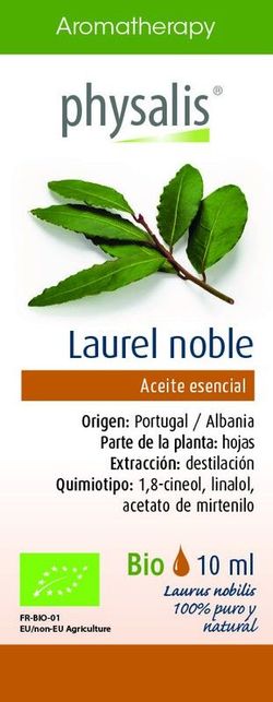 Esencia Laurel Noble 10 Ml