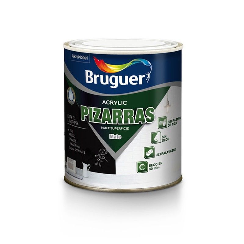 Esm Acrylic Mate Pizarra Verde 750 ML