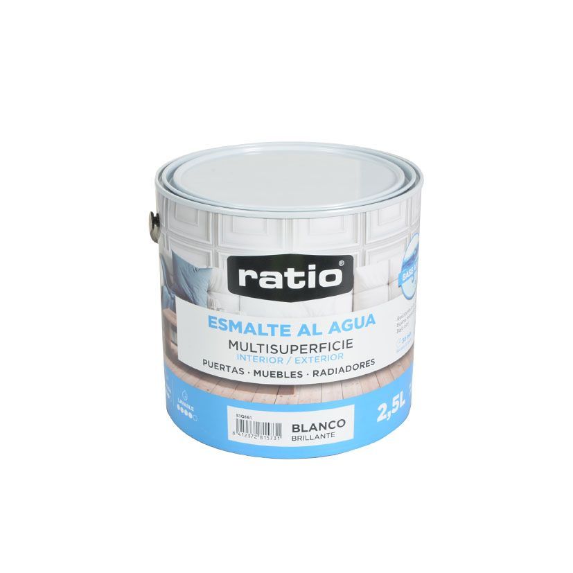 Esmalte Acril.Bte Mult. Bl.Ratio 2.5L