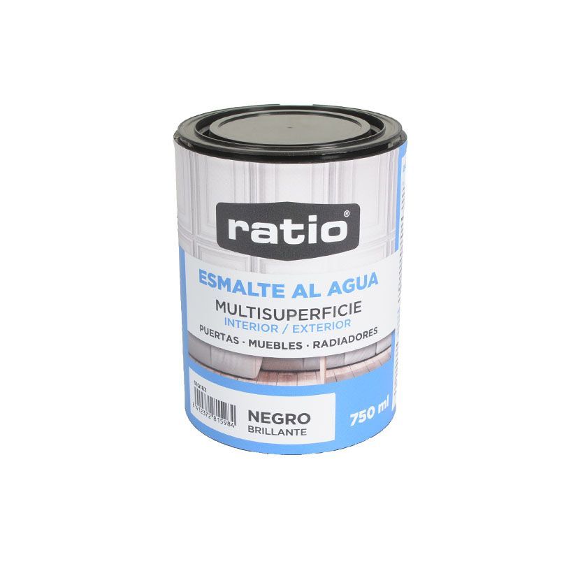Esmalte Acril.Bte Mult.Ng.Ratio 750Ml