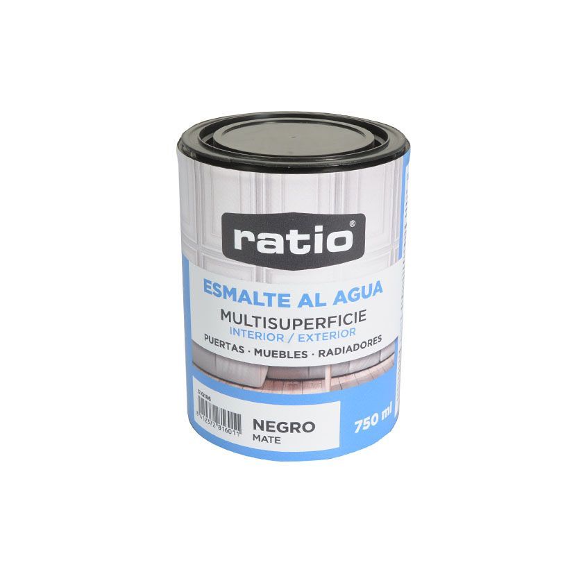 Esmalte Acril.Mate Mult.Ng.Ratio 750Ml
