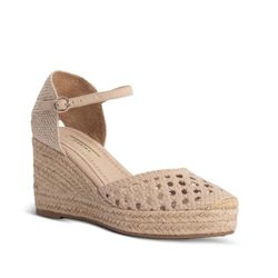 Esparteña Con Cuña Cerrada Natural marca Corina REF. M3367