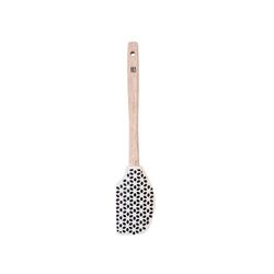 Espátula de cocina silicona con mango madera 30cm brisa