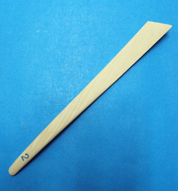 Espátula madera moldear nº 2
