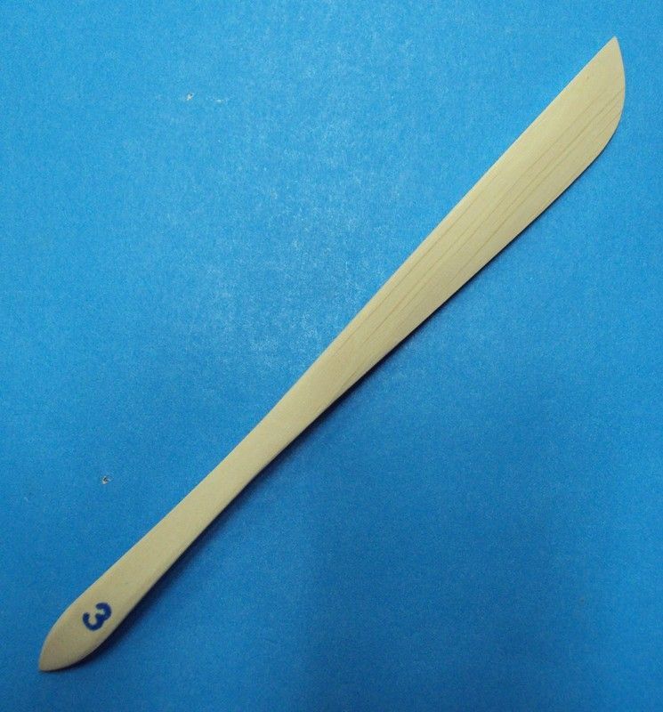 Espátula madera moldear nº 3