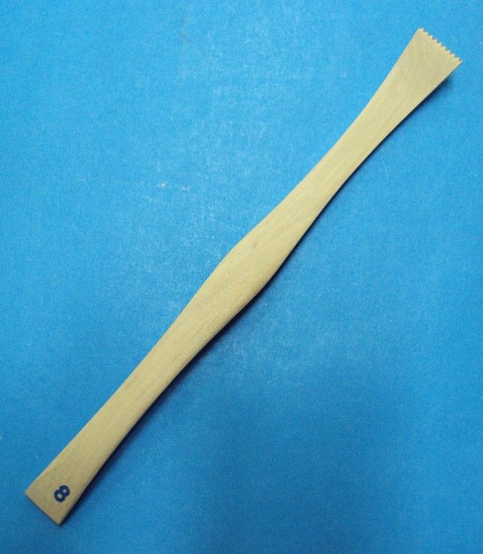 Espátula madera moldear nº 8