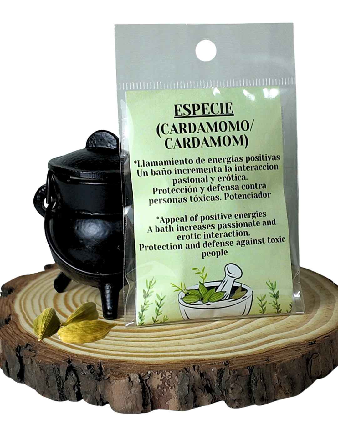 Especias de Cardamomo - Atracción y Protección Energética