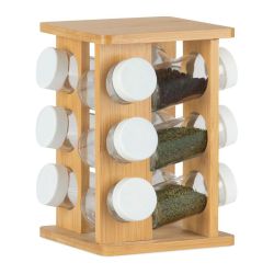 Especiero Giratorio Para Cocina De Bambú Cc72105 Andrea House