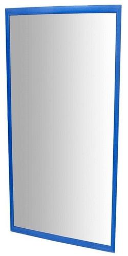 Espejo de seguridad: Madera azul 100 x 65 cm
