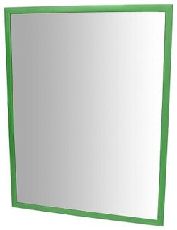 Espejo de seguridad: Madera verde 100 x 65 cm