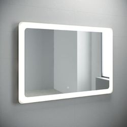 Espejo Loop luz led rectangular Avila Dos