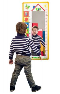 Espejo medidor con marco