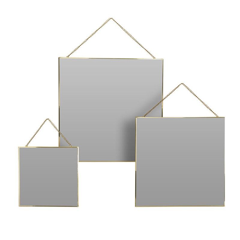 Espejo Mural 3 Unidades 20-30-35 Cm.