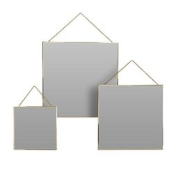 Espejo Mural 3 Unidades 20-30-35 Cm.